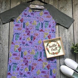 LuLaRoe plus size T-shirt dress